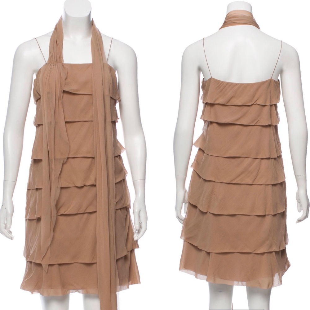 Gorgeous Lanvin Ruffled Silk Mini Dress!!